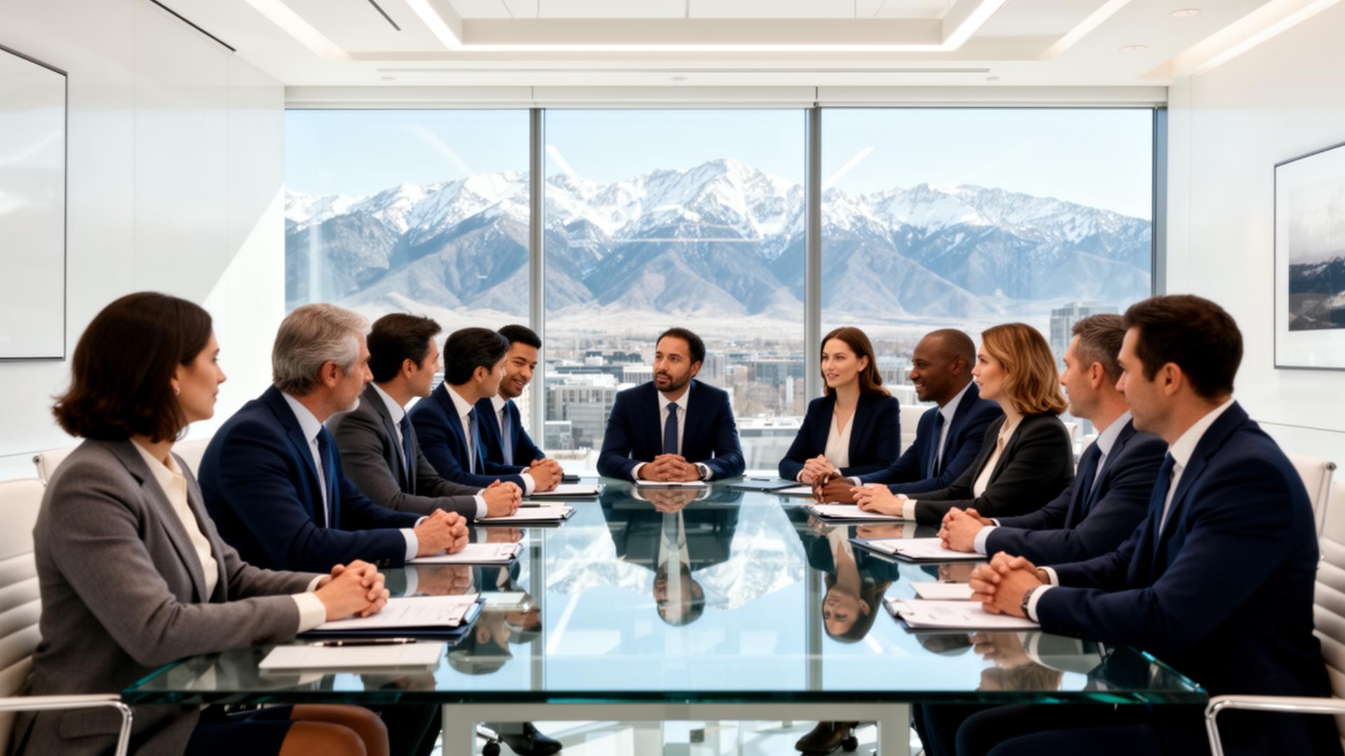 Goodson Sales leadership in a conference room